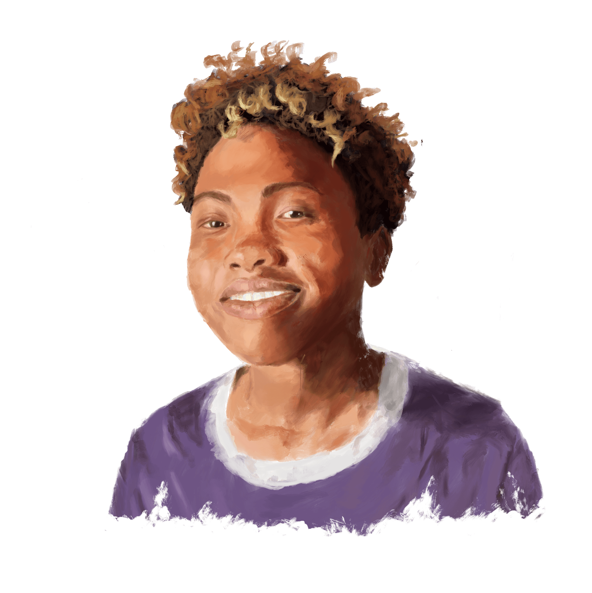 Portrait d'un jeune bénéficiaire